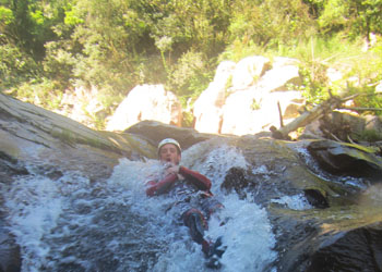 Professional canyoning safety guide