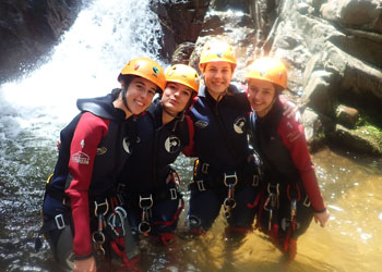 Professional canyoning safety guide