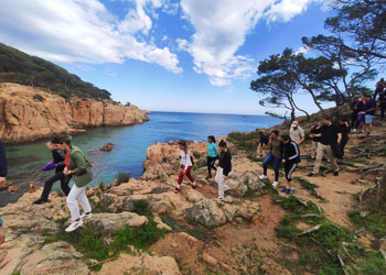 Hiking on the Costa Brava cliffs