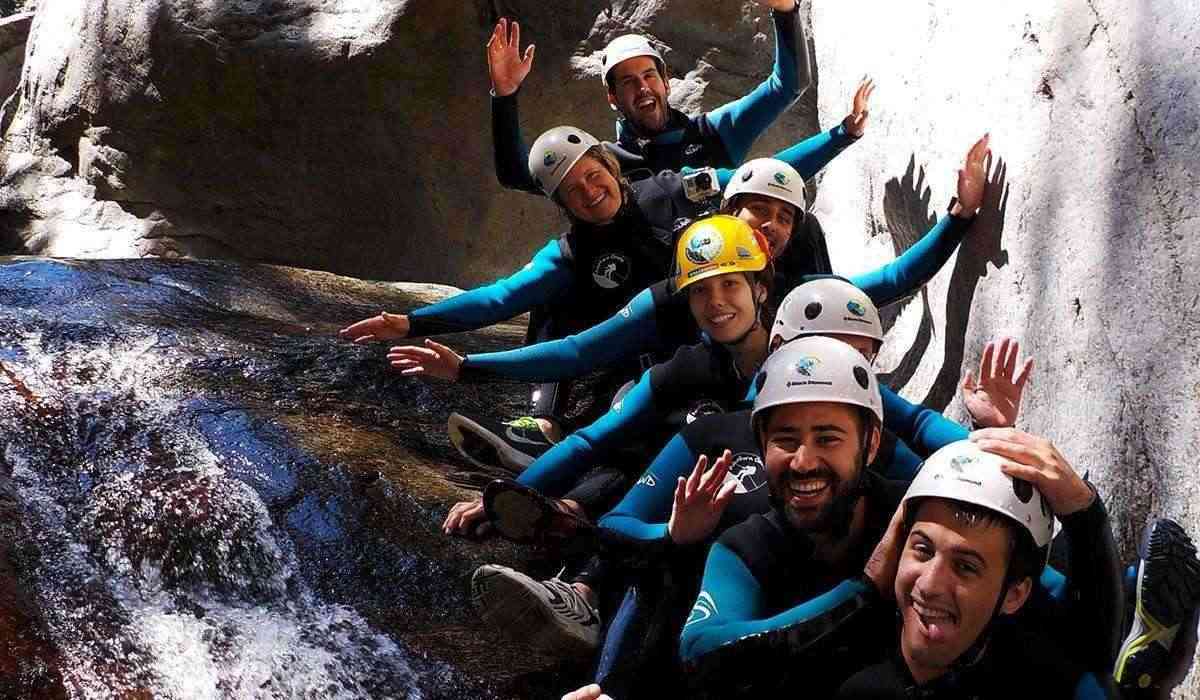 Canyoning Anelles Ceret France Slide 3