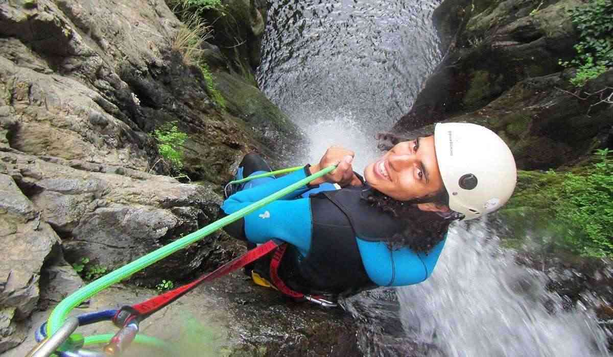 Canyoning Baoussous Ceret France Slide 1