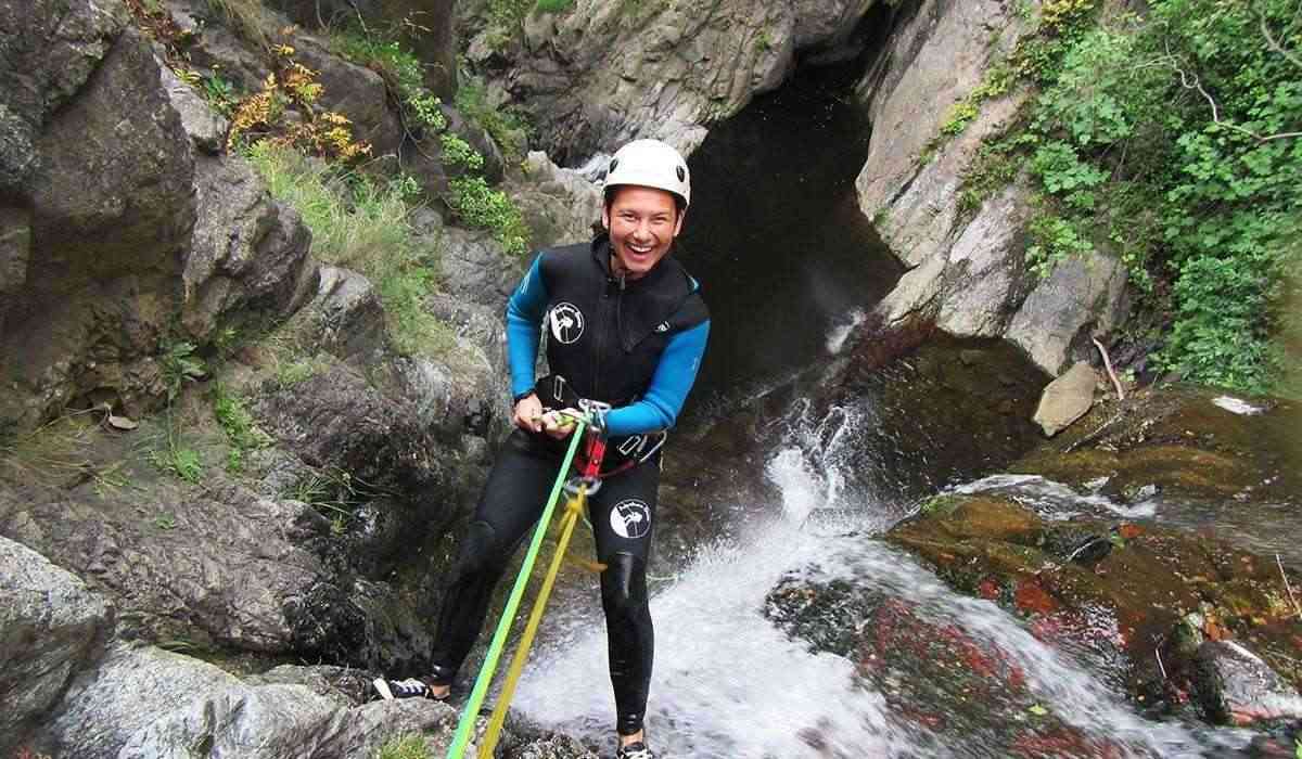 Canyoning Baoussous Ceret France Slide 3