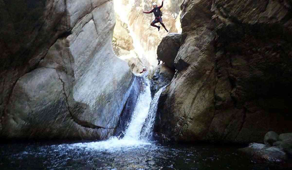 Canyoning Llech Canigo France Slide 2