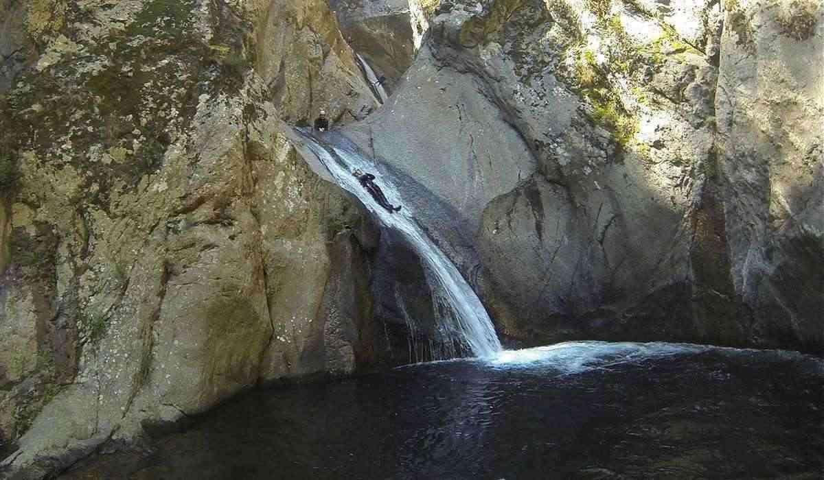 Canyoning Llech Canigo France Slide 3