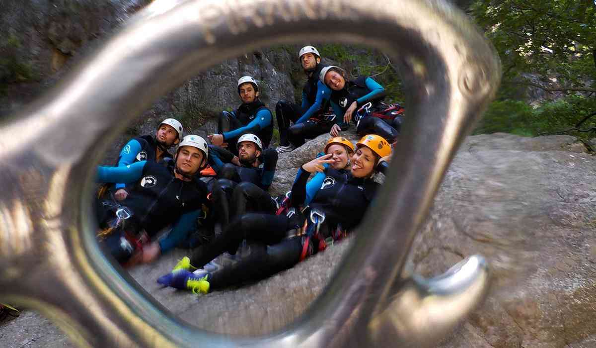 Canyoning Mas Calsan Ceret France Slide 2