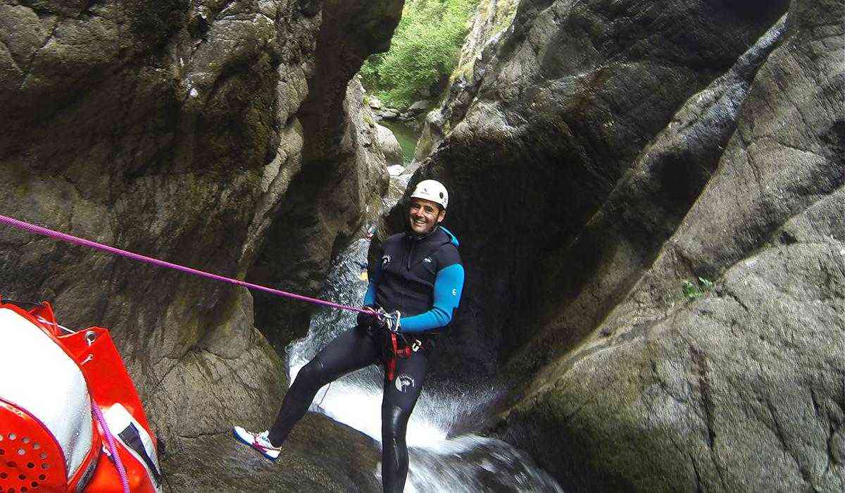 Canyoning Nuria Girona Catalonia Slide 2