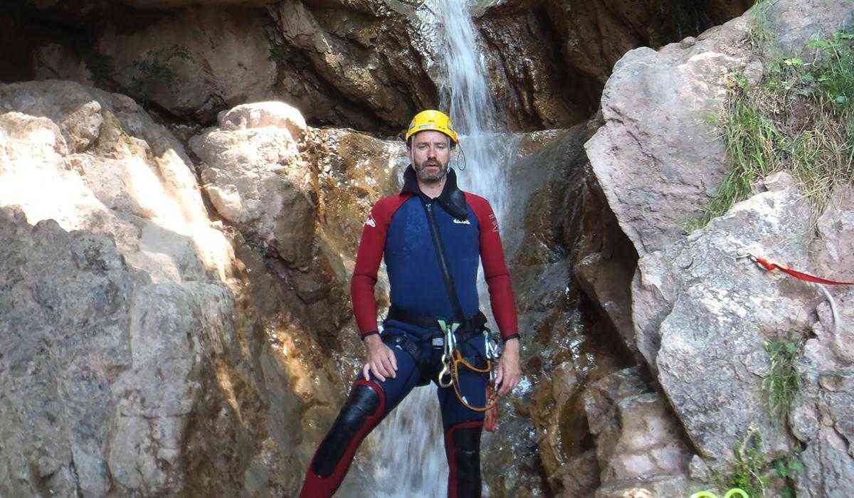 Canyoning Torrent Corba Girona Catalonia Slide 2