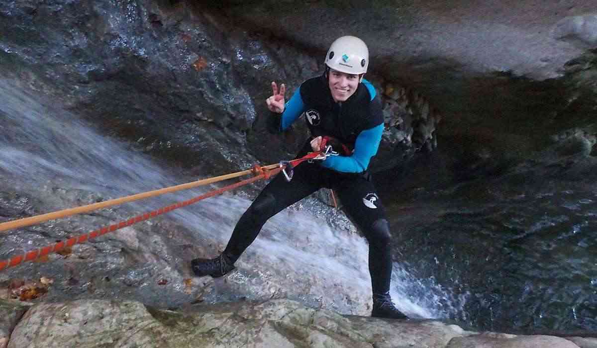 Girona Descens Barrancs Torrent Gravet Rupit Slide 1