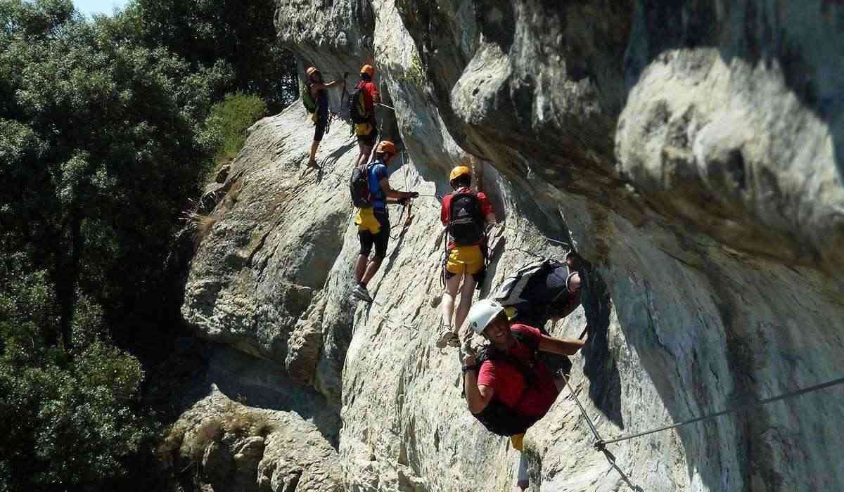 Via Ferrata Baumes Corcades Centelles Barcelona