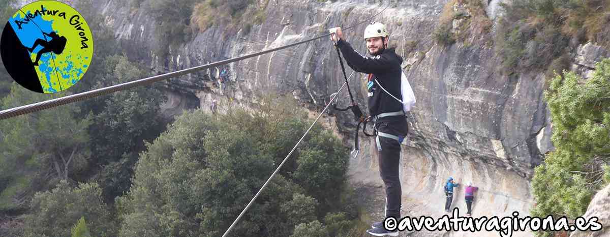 Via Ferrata Baumes Corcades Centelles Barcelona